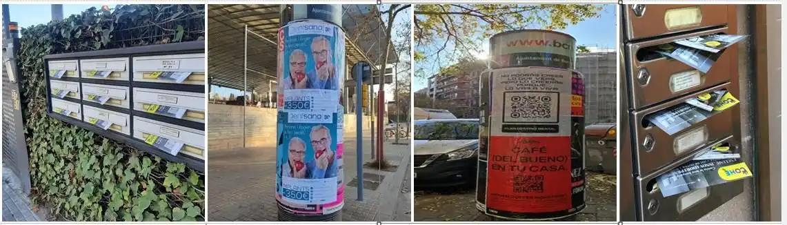 ejemplos buzoneo barcelona